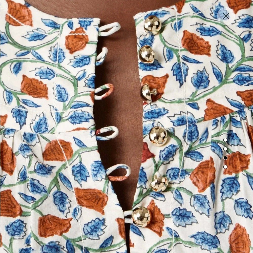 🌹 {PRICE FIRM} J.Crew Shirred Popover Top in Rosewood Floral - Picture 2 of 12